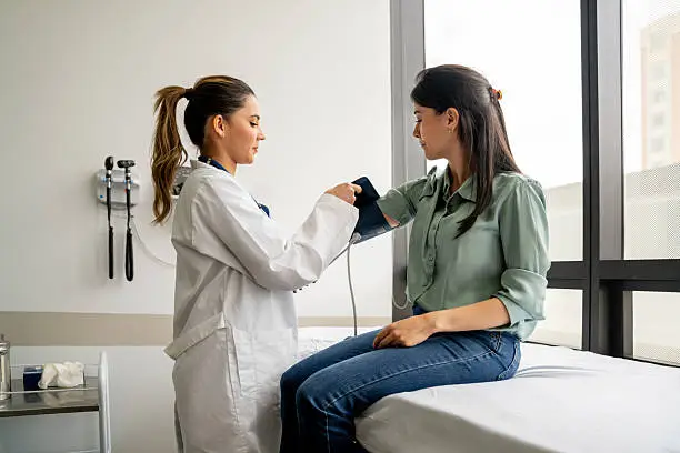 A conversation with a healthcare professional